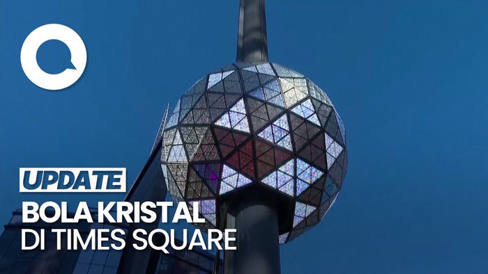 Video: Uji Coba Bola Kristal Times Square untuk Malam Tahun Baru