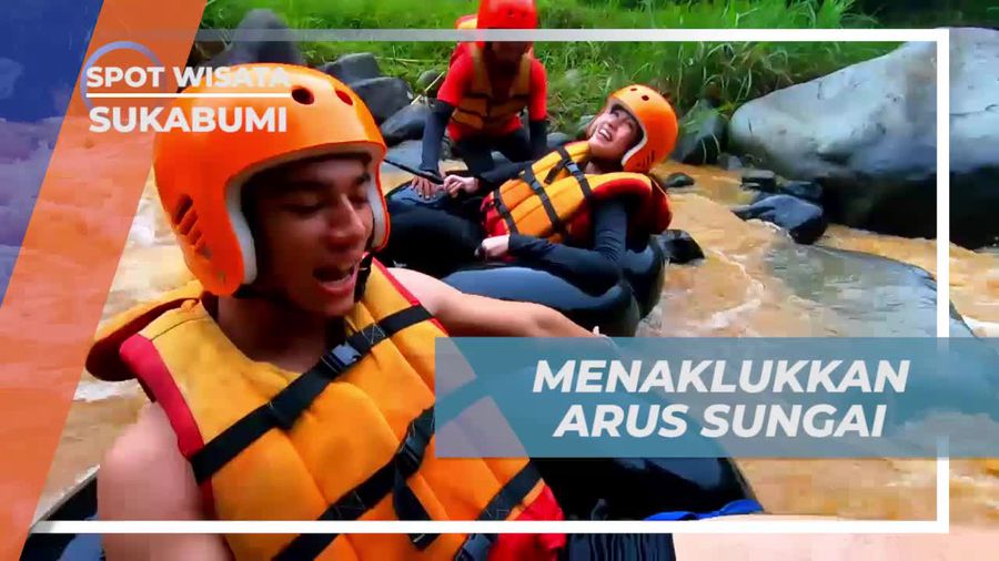 Menaklukkan Arus Sungai dengan River Tubing di Sukabumi