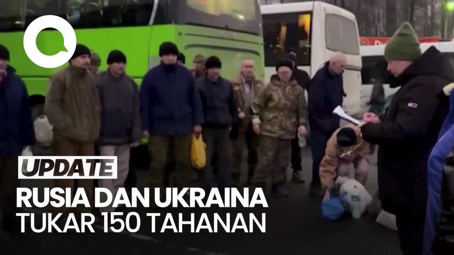 Video Rusia dan Ukraina Saling Tukar 150 Tahanan, Dimediasi UEA