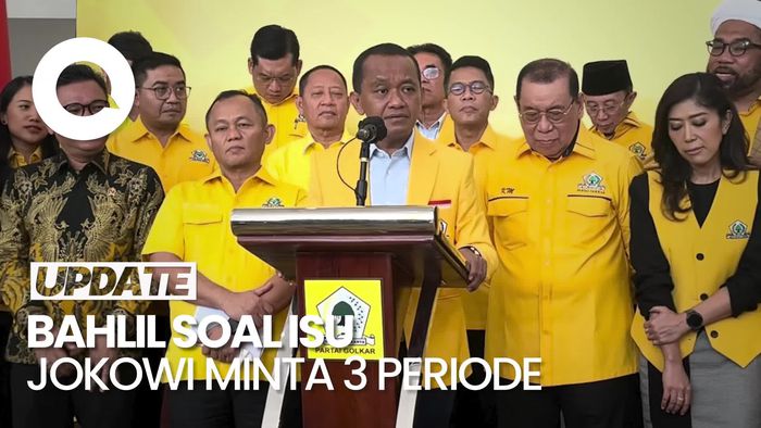 Video Bahlil Pasang Badan Bela Jokowi soal Isu 3 Periode: Harusnya yang Dituntut Saya