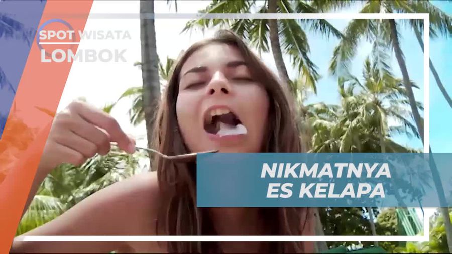 Nikmati Segarnya Es Kelapa di Resort Gili Trawangan, Lombok