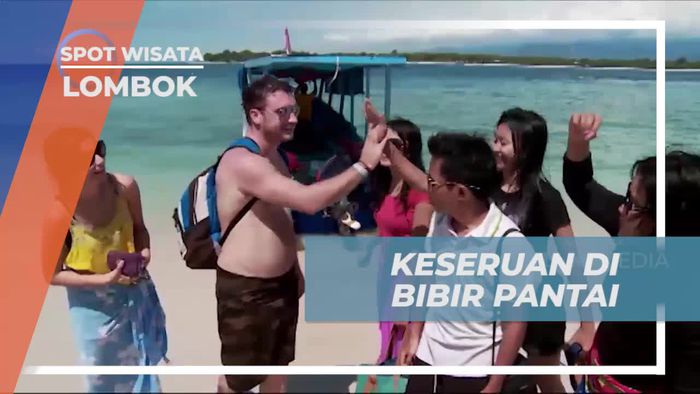 Santai dan Nikmati Suasana di Bibir Pantai Gili Trawangan, Lombok