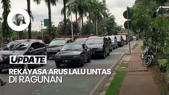 Video: Jalan Menuju Ragunan Padat, Polri Lakukan Rekayasa Lalin