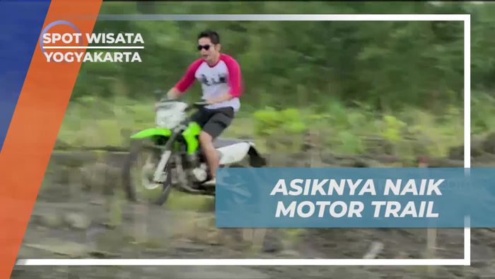 Rasakan Asyiknya Mengemudikan Motor Trail di Kawasan Merapi, Yogyakarta