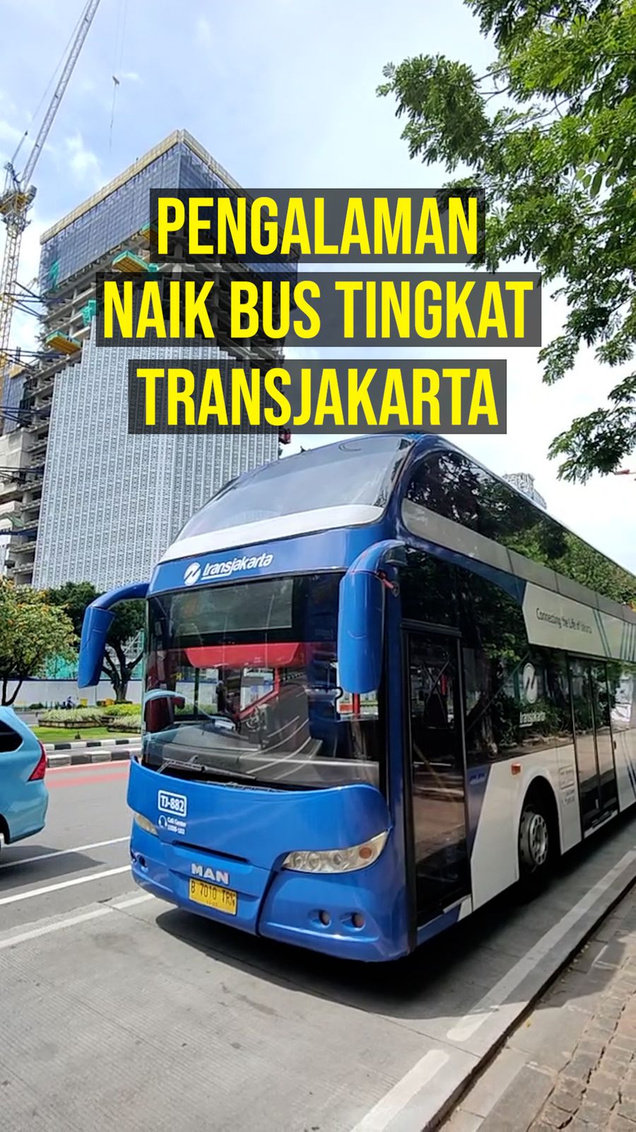 Video: Liburan Keliling Jakarta Naik Bus Double Decker Punya TJ