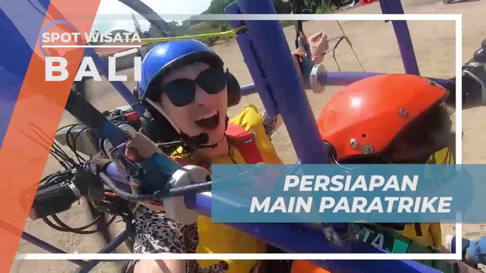 Bersiap untuk Petualangan Paratrike di Pantai Mertasari, Bali