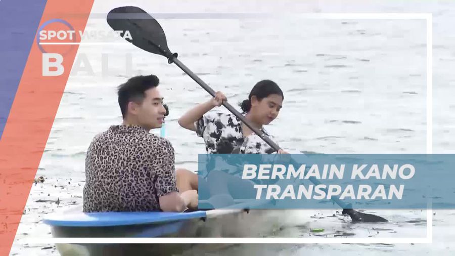 Bermain Kano Transparan Menyaksikan Bawah Laut Bali