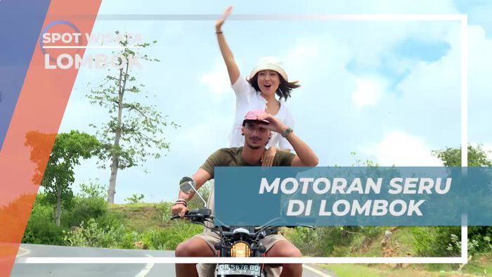 Berkendara Motor Menikmati Udara Segar di Lombok, Lombok