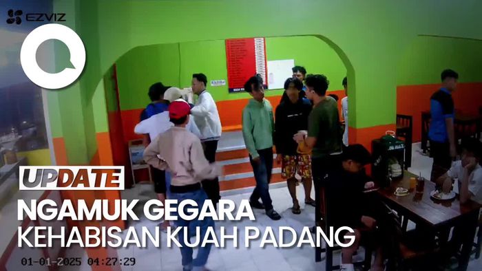 Video Rombongan Pemuda Ngamuk di RM Padang Jogja Gegara Kehabisan Kuah