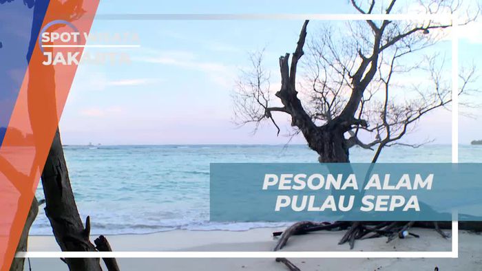 Takjub dengan Keindahan Alam di Secret Beach Pulau Sepa, Jakarta