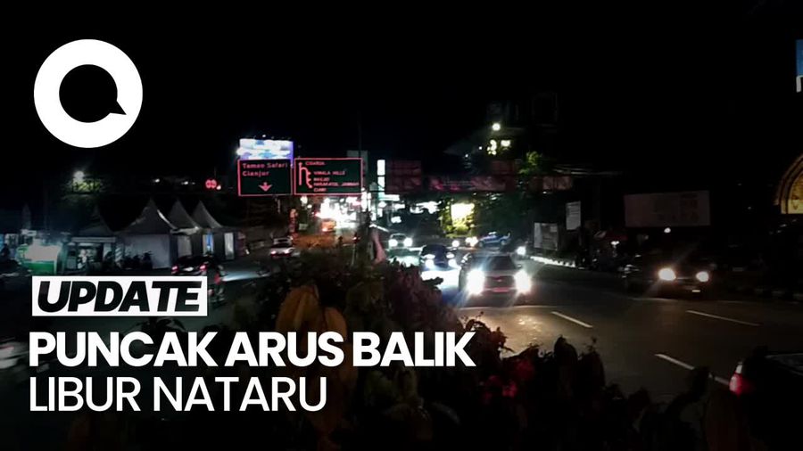 Video: Puncak Arus Balik Nataru Diprediksi Hari Ini, 78 Ribu Kendaraan Lewat Jalur Puncak