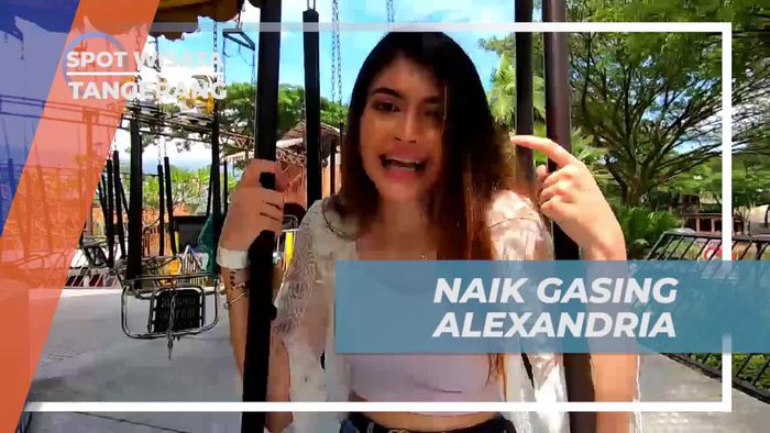 Menembus Angin Sambil Naik Gasing Alexandria di Tangerang