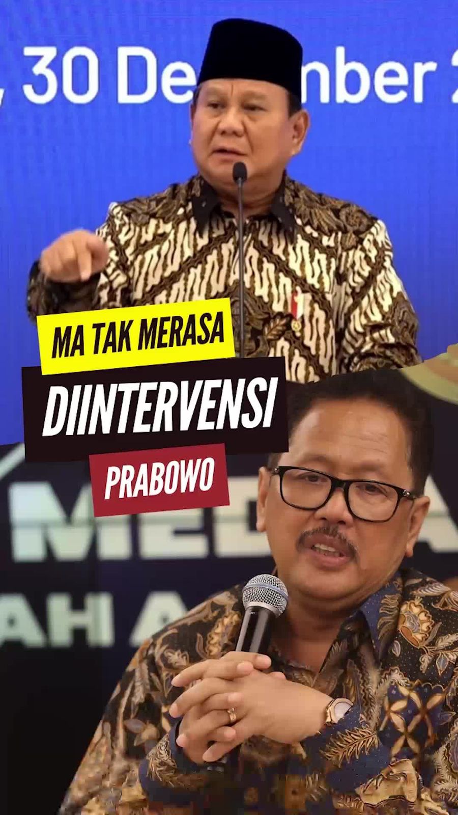 Video: MA Tak Merasa Diintervensi Prabowo yang Minta Koruptor Divonis 50 Tahun