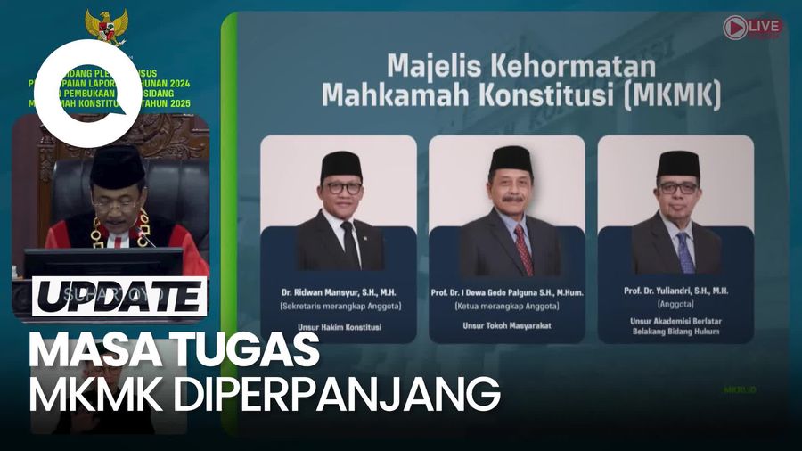 Video: Masa Tugas MKMK Diperpanjang hingga 31 Desember 2025