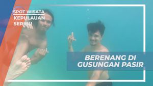 Rileks dan Berenang di Laut Jernih Gusungan Pasir, Kepulauan Seribu