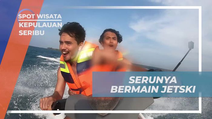 Bersepeda dan Menikmati Sensasi Seru Bermain Jetski di Pulau Sepa, Kepulauan Seribu