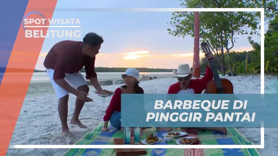 Mengadakan Barbeque Seru di Pinggir Pantai Chakes, Belitung
