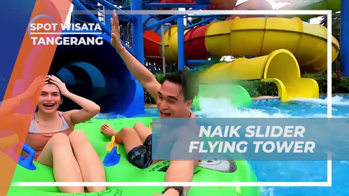 Berkeliling dan Berputar di Udara pada Flying Tower di Tangerang