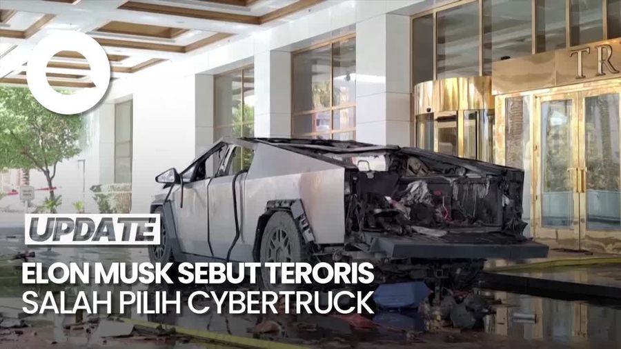 Video: Elon Musk Singgung Terorisme di Insiden Meledaknya Cybertruck