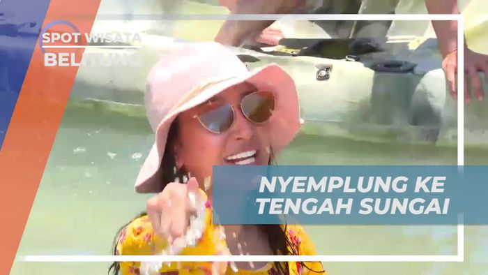 Menyegarkan Diri dengan Nyebur ke Sungai di Hutan Mangrove, Belitung