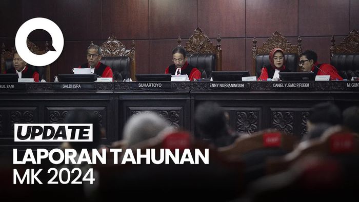 Video: MK Gelar 1.051 Sidang PHPU Selama 2024, Total Ada 308 Perkara