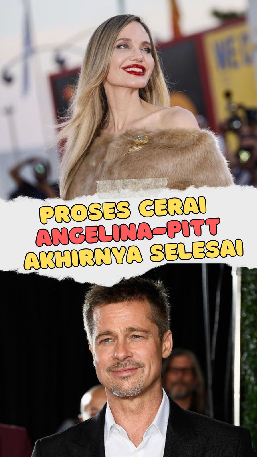 Video: Angelina Jolie dan Brad Pitt Resmi Bercerai Setelah 8 Tahun Berproses