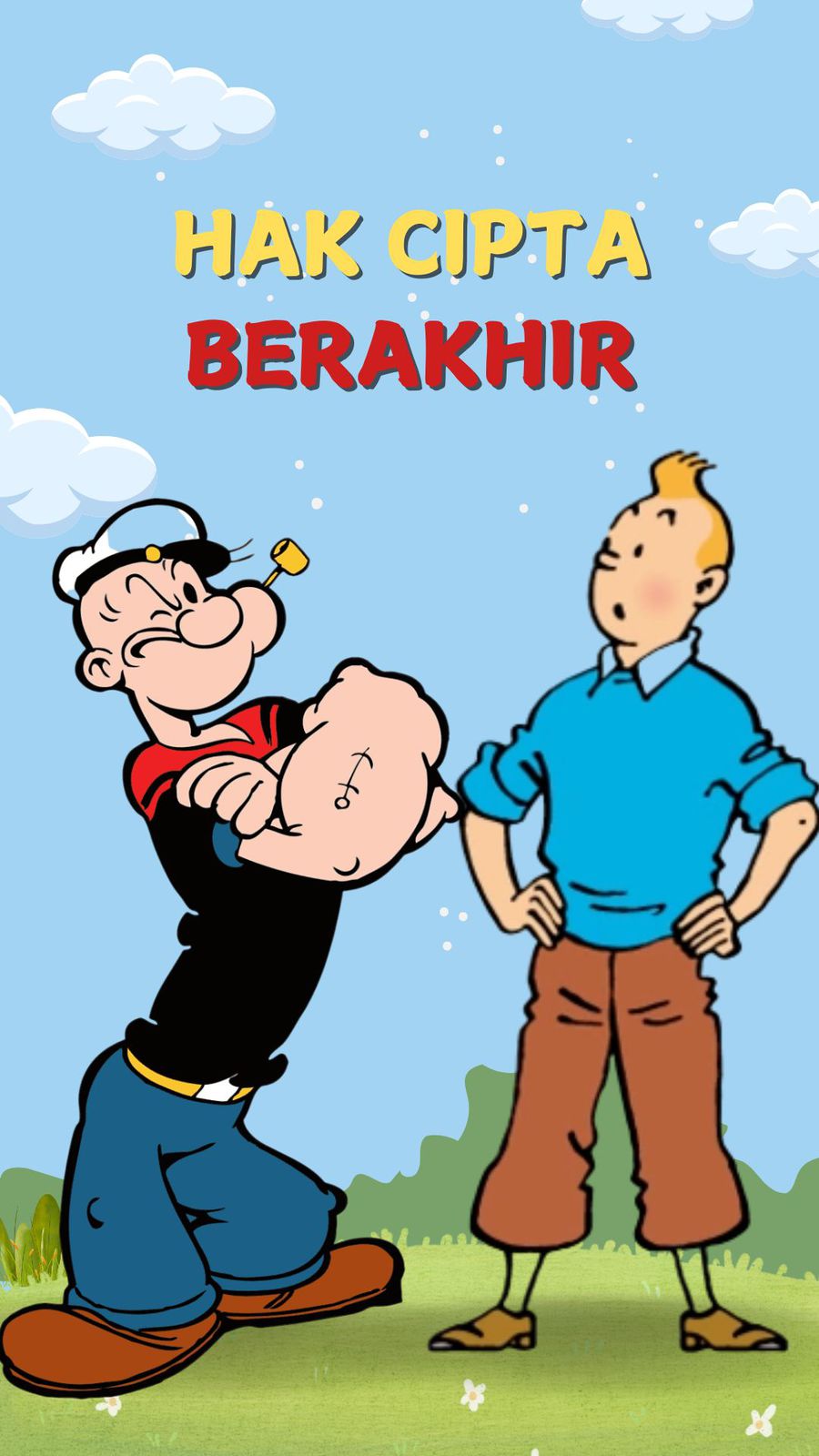 Video: Popeye dan Tintin Versi Awal Masuk Domain Publik, Bisa Digunakan Gratis!