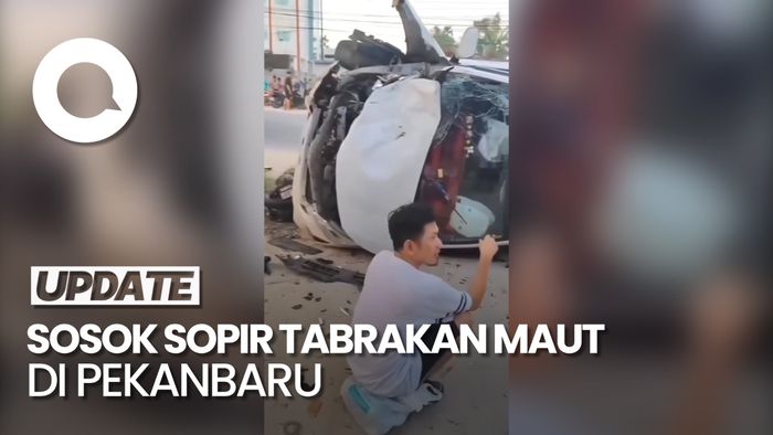 Video: Sopir Tabrakan Maut yang Menewaskan Satu Keluarga di Pekanbaru Jadi Tersangka