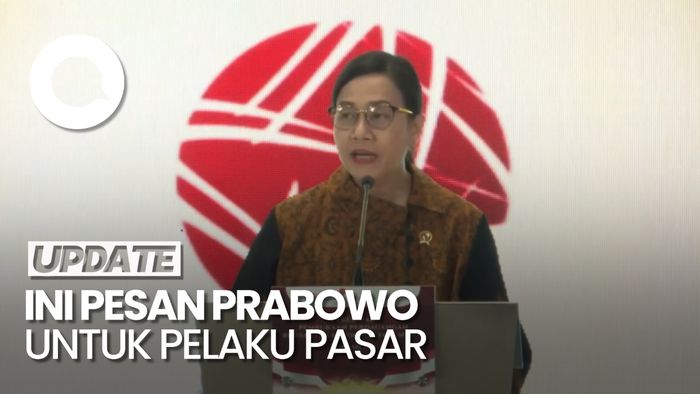 Video: Sri Mulyani Sampaikan Pesan Prabowo Kepada Para Pelaku Pasar