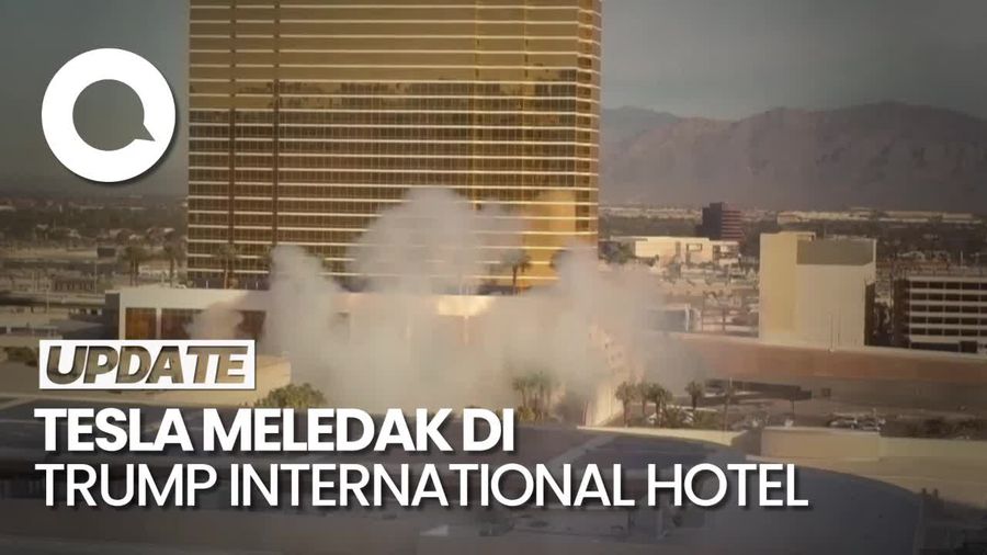 Video: Tesla Meledak di Hotel Milik Trump di Las Vegas, 1 Orang Tewas