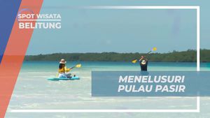 Menelusuri Keindahan Pulau Pasir dengan Paddle Board yang Seru, Belitung