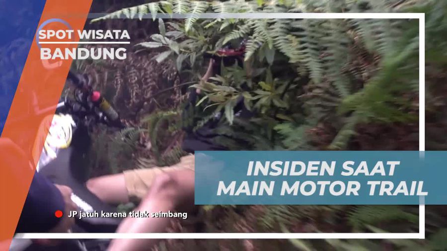 Atasi Insiden Saat Mengendarai Motor Trail di Bandung