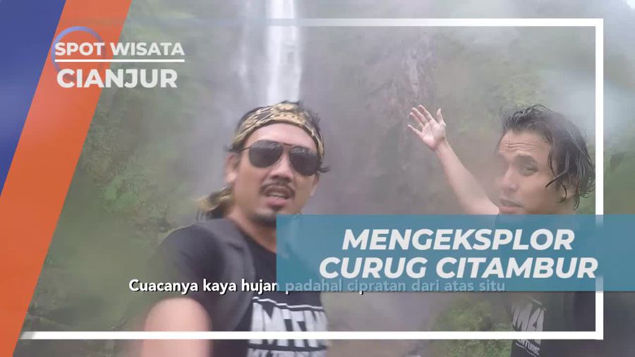 Ekstasi Menelusuri Setiap Sisi Curug Citambur di Cianjur