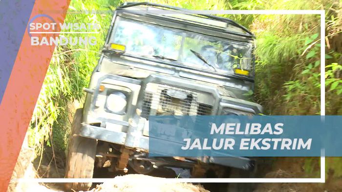 Taklukkan Medan Ekstrim di Jalur Off Road Cikole, Bandung