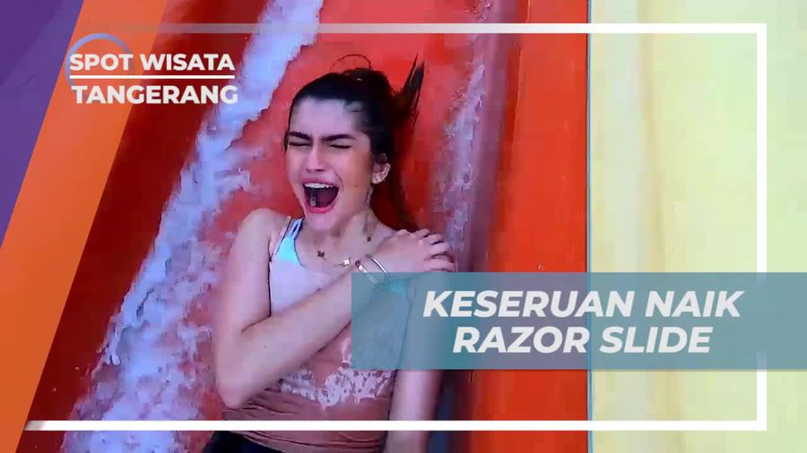 Menyelam Dalam Keseruan Naik Razor Slider di Ocean Park, Tangerang
