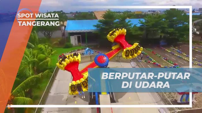 Menyusuri Langit Saat Berputar di Techno Fly, Tangerang
