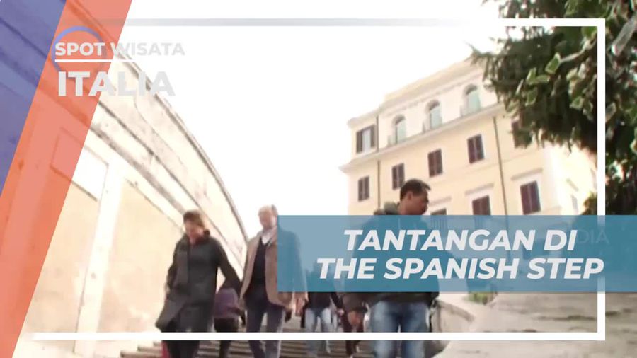 Menerima Tantangan Unik di The Spanish Steps, Italia