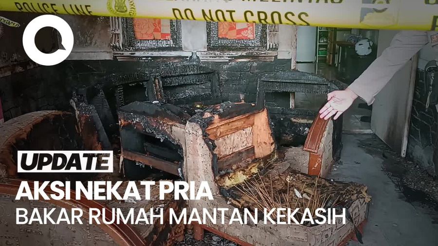 Video: Pria di Sukabumi Mabuk Lalu Bakar Rumah Mantan Kekasih