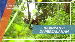 Bernyanyi Riang di Alam Curug, Pangandaran