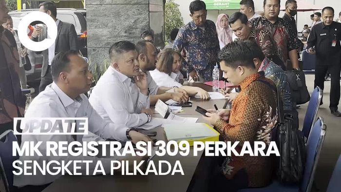 Video MK: 309 Perkara Sengketa Hasil Pilkada Telah Diregistrasi