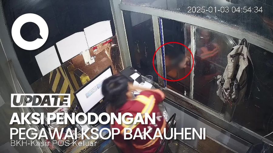 Video: Rekaman CCTV Pegawai KSOP Bakauheni Todongkan Senpi ke Petugas Parkir