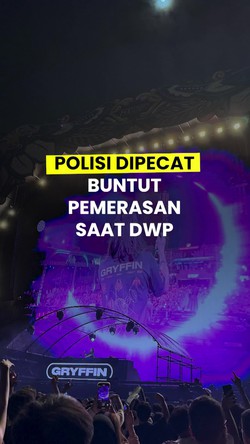 Video Pemerasan WN Malaysia di Konser DWP Berujung Pemecatan Polisi
