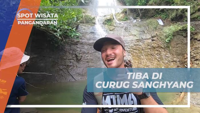 Menikmati Keberhasilan Tiba di Curug Sanghyang, Pangandaran