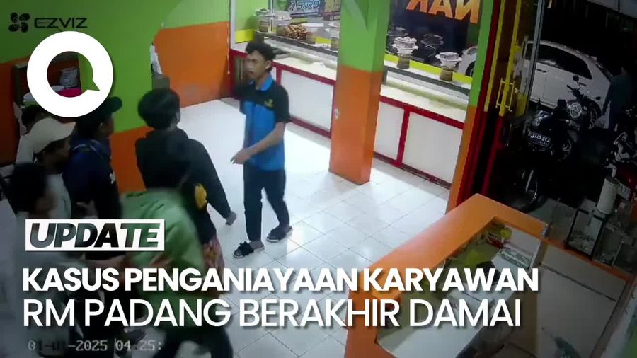 Video: Kasus Penganiayaan Karyawan RM Padang gegara Kuah Berakhir Damai