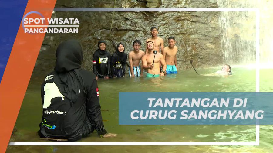 Menghadapi Tantangan Seru di Curug Sanghyang, Pangandaran
