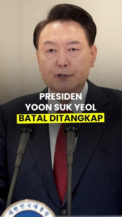 Video: Penyidik Diadang Paspampres, Presiden Yoon Suk Yeol Batal Ditangkap