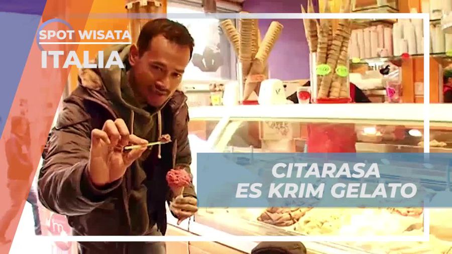 Menikmati Sensasi Es Krim Gelato yang Menggugah Selera, Italia