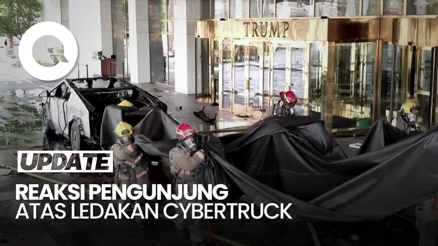 Video Pengunjung Trump Tower soal Ledakan Cybertruck: Aku Bisa Saja Mati