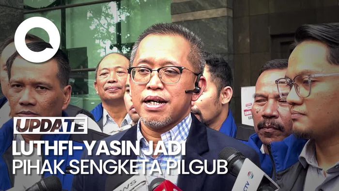 Video: Luthfi-Yasin Resmi Daftar Jadi Pihak Terkait Sengketa Pilgub di MK