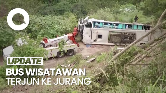 Video: Bus Wisatawan di Kolombia Terjun ke Jurang, 13 Orang Tewas